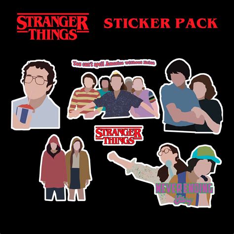 стикеры stranger things|strangers stuff stickers.